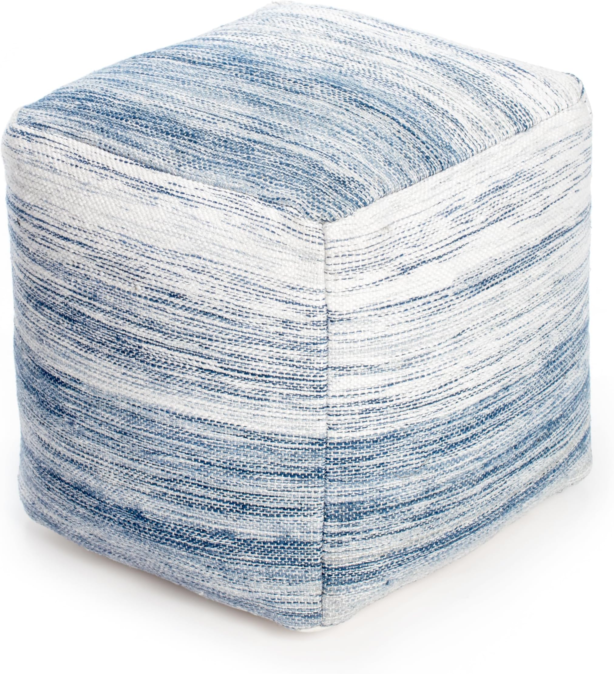 Anji Mountain 20"x20"x20" Handmade & Handcrafted Ottoman Pouf Comfortable Pouf Ottoman Foot Rest & Home Décor Accent for Living Room, Bedroom, Nursery, Kids Room, Patio