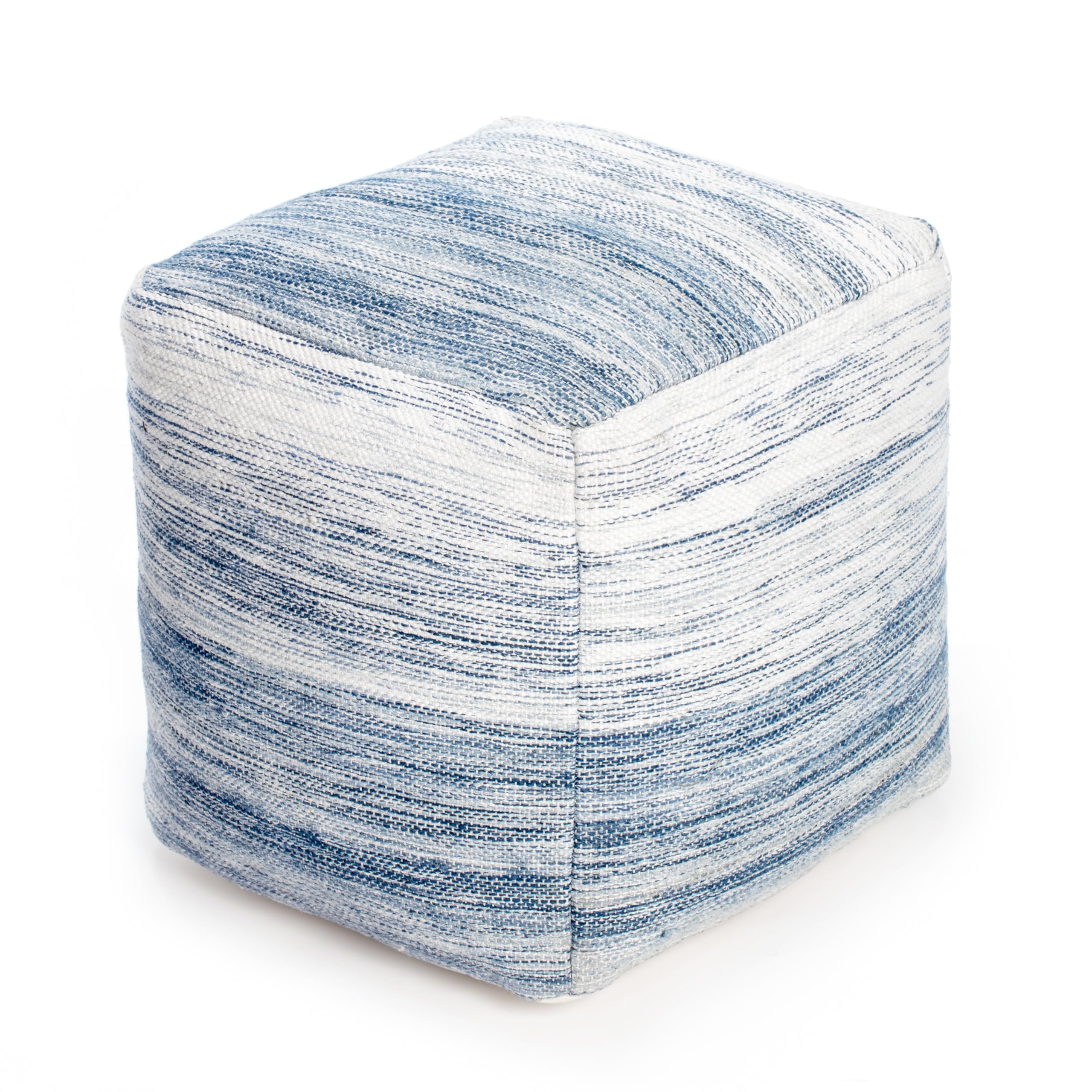 Anji Mountain 20"x20"x20" Handmade & Handcrafted Ottoman Pouf Comfortable Pouf Ottoman Foot Rest & Home Décor Accent for Living Room, Bedroom, Nursery, Kids Room, Patio