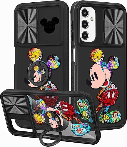 Miniatura 1 de Joyleop Funda 2 en 1 para Samsung Galaxy A13 5G de dibujos animados lindo Micky para niñas, fundas de teléfono femeninas para mujeres, adolescentes