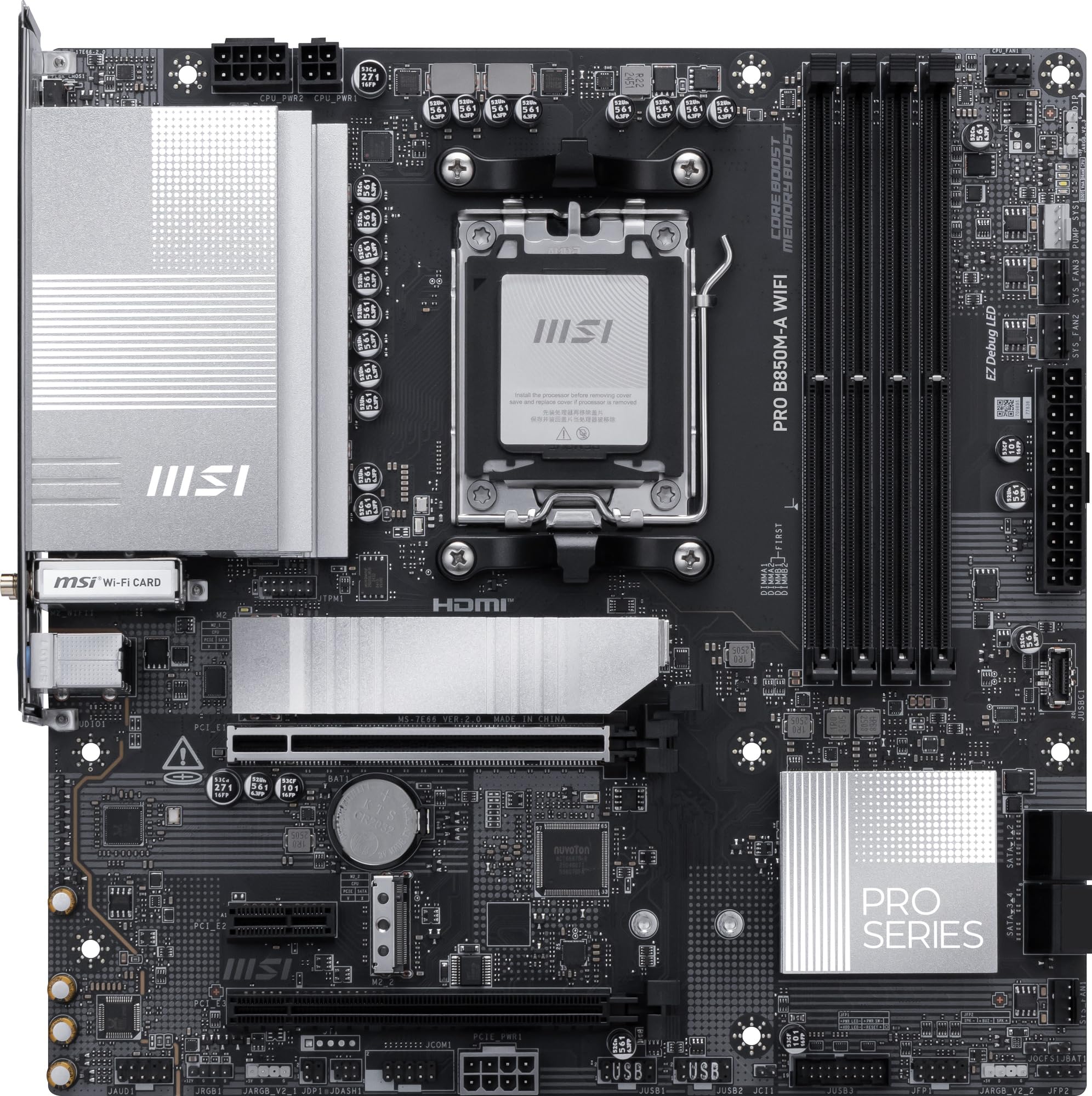 マザーボード MSI PRO B850M-A WIFI+Ryzen 5 8400f+IS50X Amazon.in: Buy MSI PRO B850M-A WiFi Motherboard, mATX - Supports