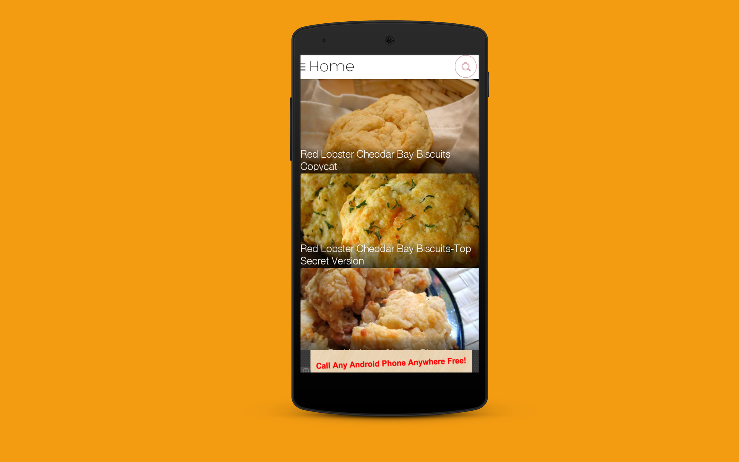 Recipe book App on Amazon Appstore