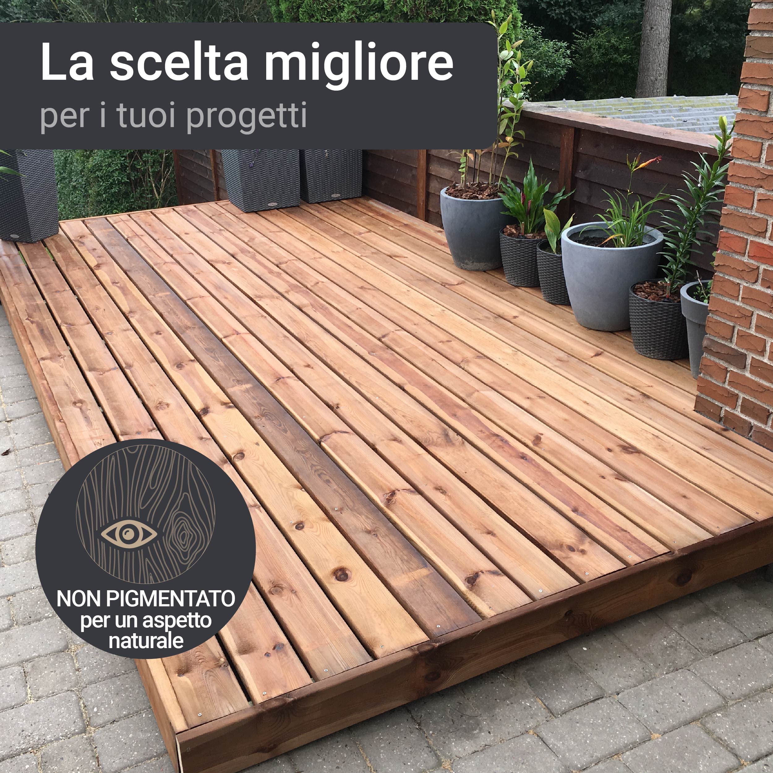 Olio di abete Douglas W291 Olio di legno duro Olio di legno Cedar Oil - 10L