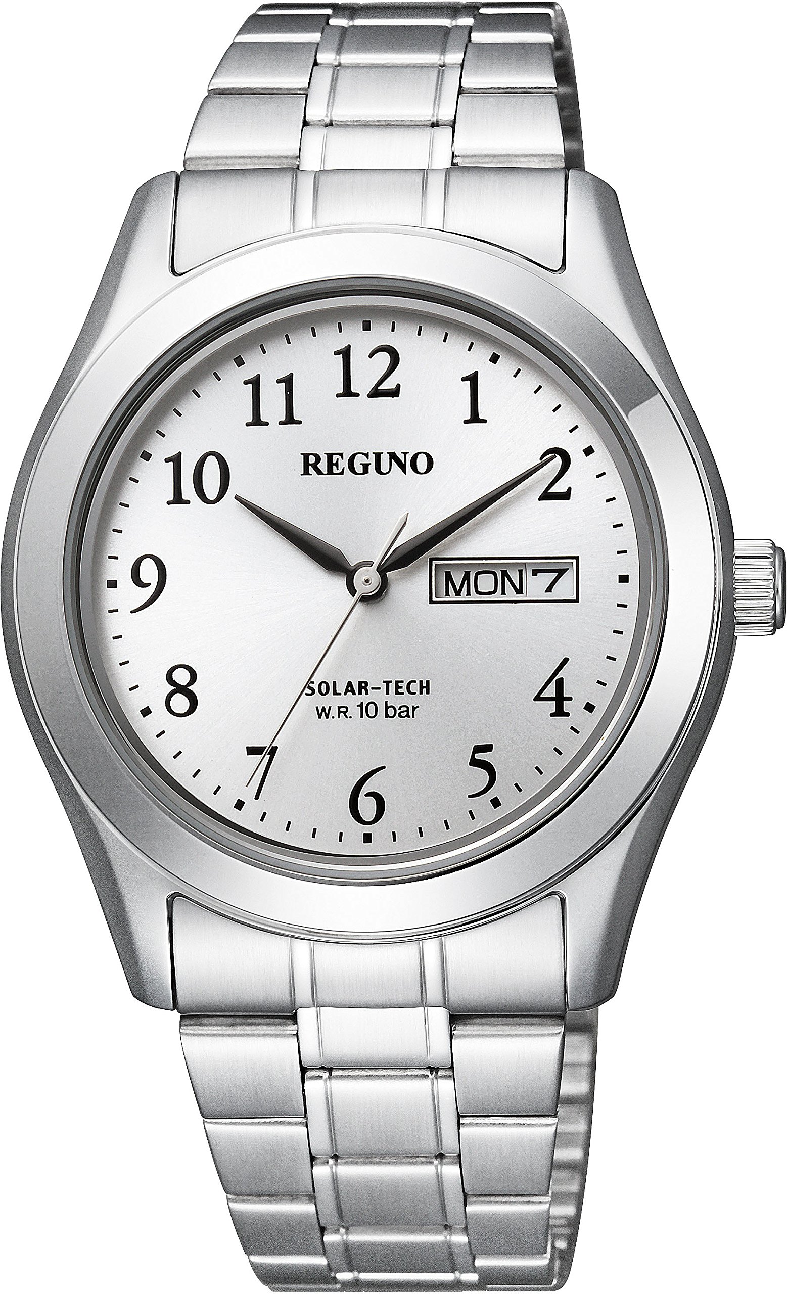 Amazon.co.jp: [CITIZEN] 腕時計 REGUNO (ソーラー/防水/シンプル) KM1