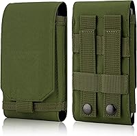 Vista 16 de IronSeals Funda táctica Molle para teléfono, bolsa universal para cinturón para iPhone 17 Pro Max/17 Pro/17/16 Pro Max/15 Pro Max/14 Pro Max/13/12