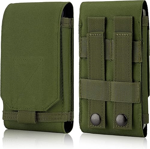 Miniatura 16 de IronSeals Funda táctica Molle para teléfono, bolsa universal para cinturón para iPhone 17 Pro Max/17 Pro/17/16 Pro Max/15 Pro Max/14 Pro Max/13/12