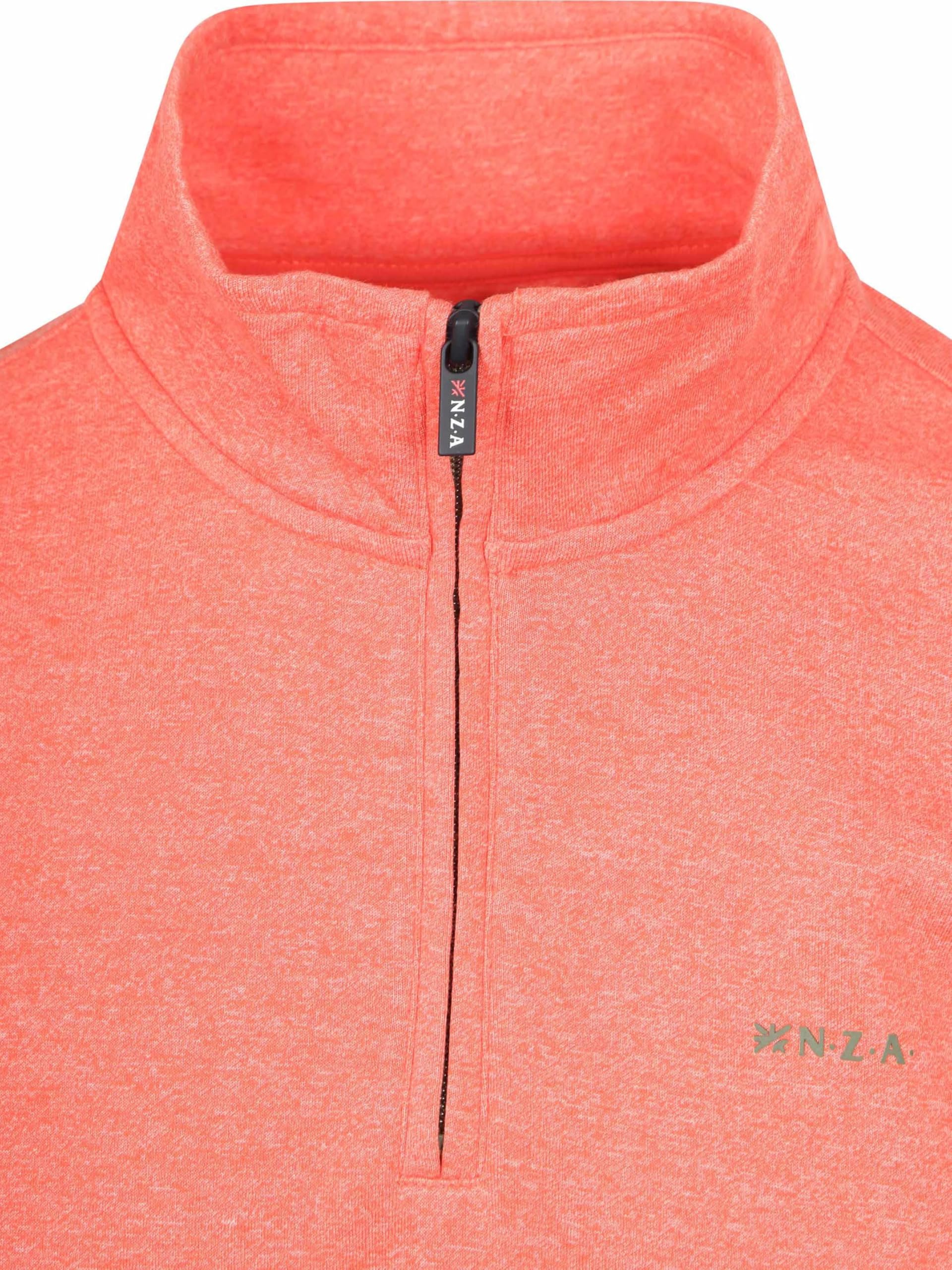 New Zealand Auckland NZA Half-Zip Mokau Orange - Herren - Bekleidung