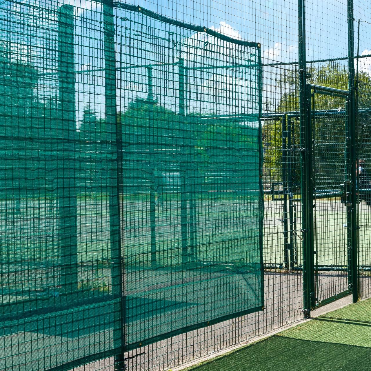 Vermont Tennis Court Wind Screen - 50% Shade | 6’ x 60 or 6’ x 40’ Tennis Court Shade Cover – Green, Navy or Black [Optional Logo]