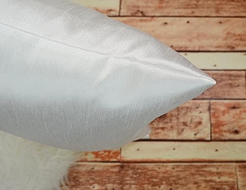 Vista 183 de Aiking Home - Funda de almohada de seda sintética, cierre de cremallera, juego de 2