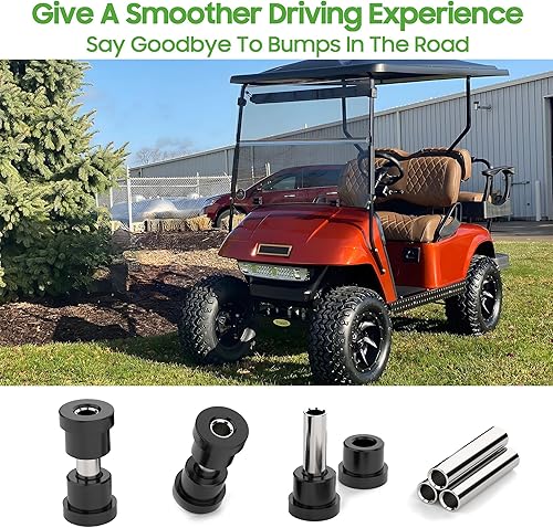 Miniatura 4 de 10L0L Kit de bujes y mangas de resorte de hoja trasera para carrito de golf compatible con modelos Club Car DS 1992-up, EZGO TXT & Medalist 1994 en