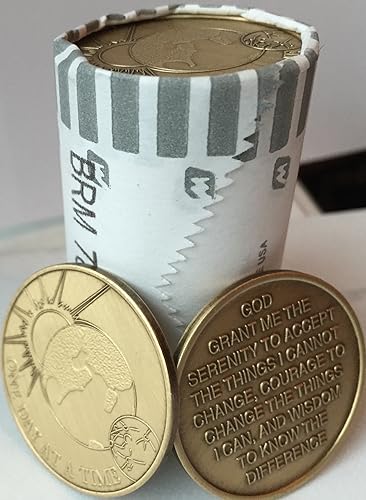 Miniatura 2 de Bulk montón de 25Universo Sol Luna Tierra un día en un tiempo bronce Medallones Serenidad Oración chips