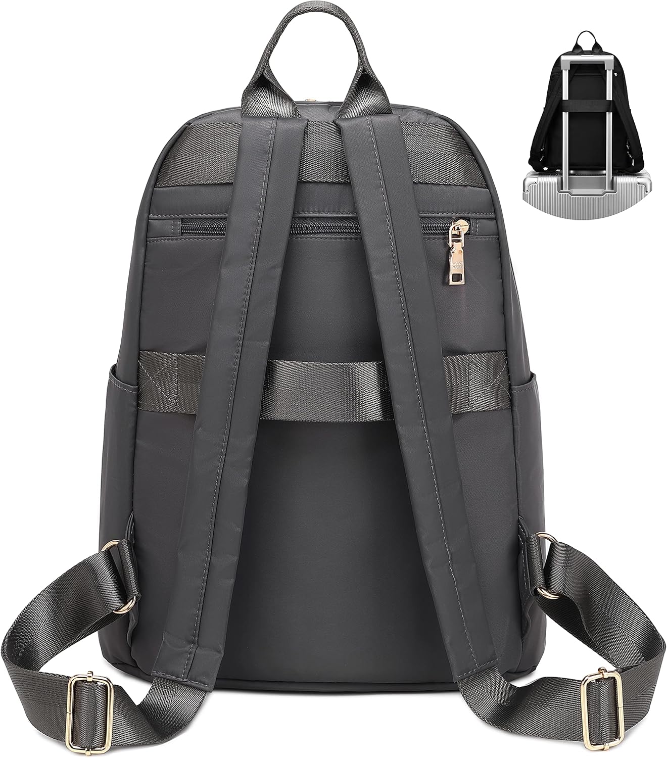★LEE★ Leather color combination nylon mini backpack black LEE | Lee Lee Leather Color Block Nylon Mini Backpack Black