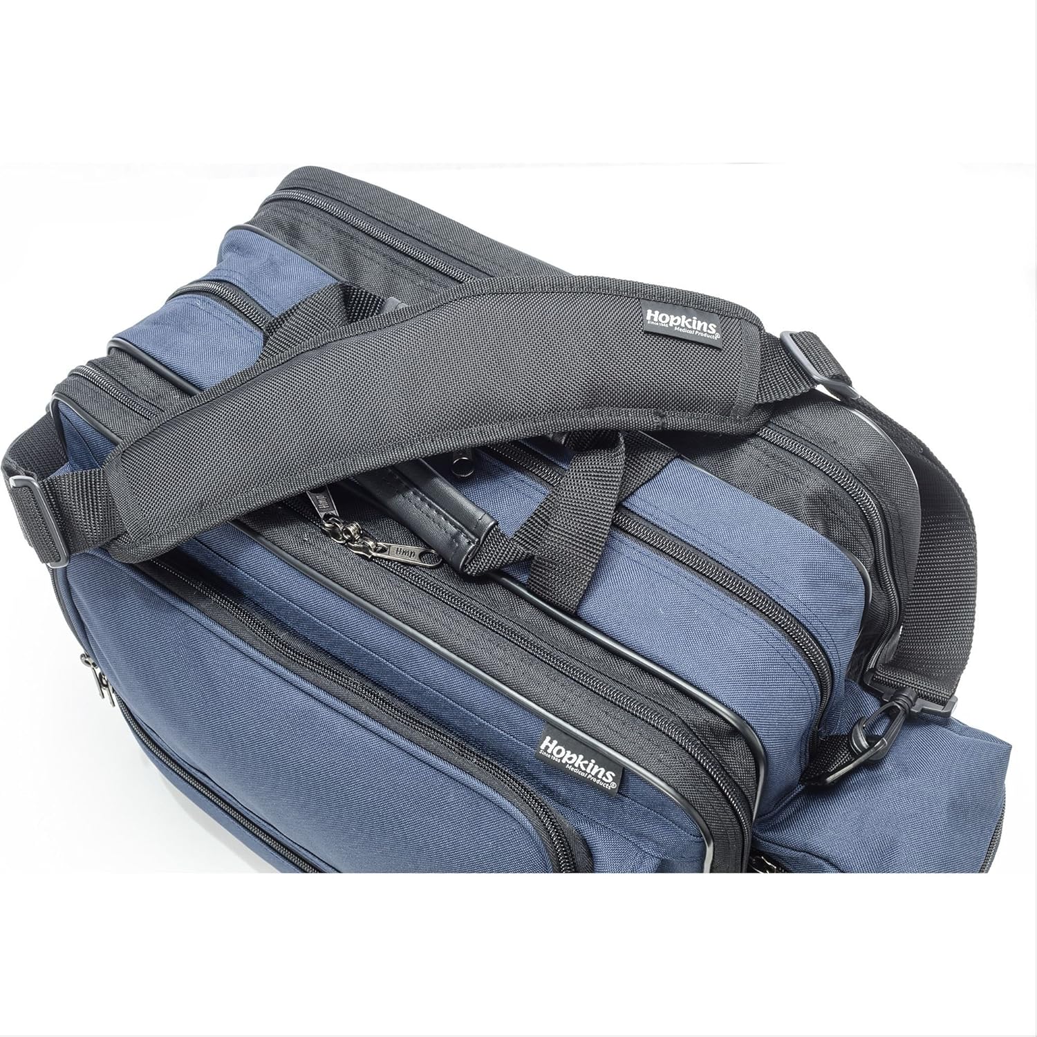 Hopkins Medical Products 21st Century Home Health Nursing Bag, Laptop Protection, Lockable Zippers, Separate Clean/Dirty Area