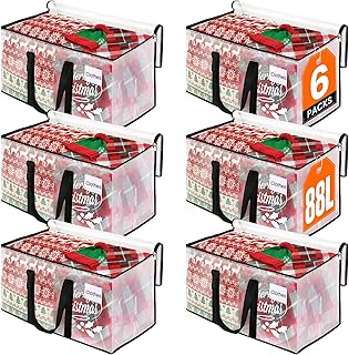 Heavy Duty Clear Moving Bags with Reinforced Handle and Double Zipper, S...