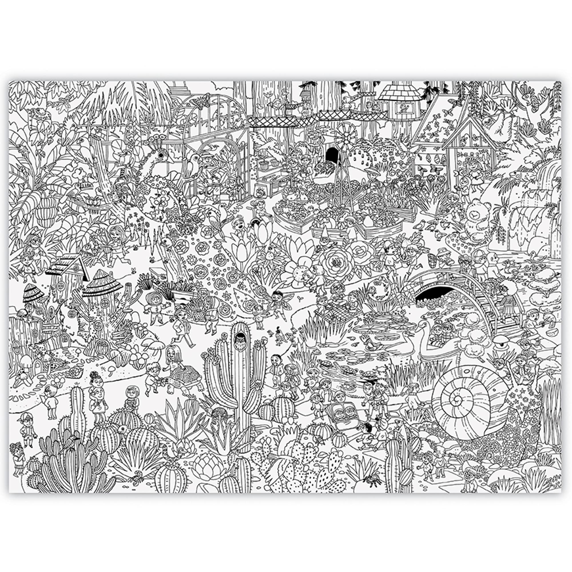 Snapklik.com : Crocodile Creek Giant Coloring Poster For Kids Ages 4-8 ...