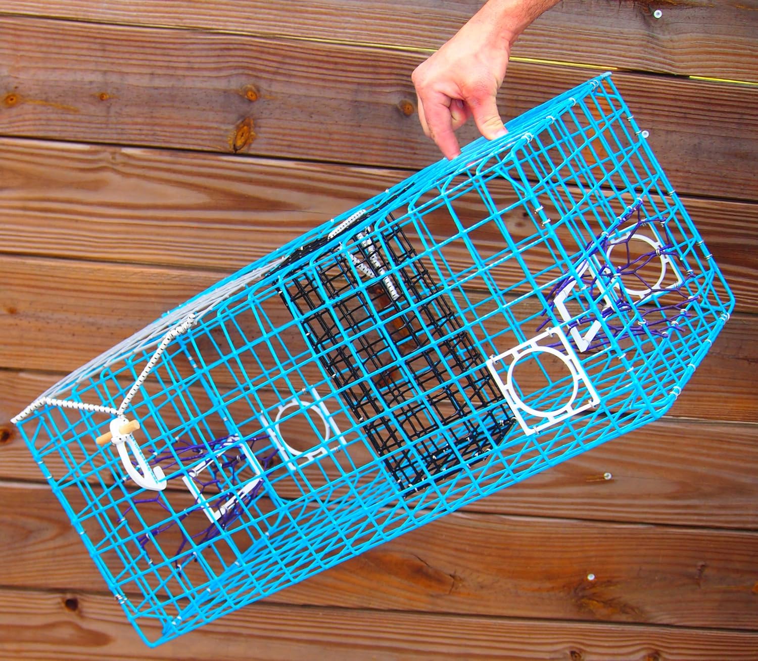 Maryland Blue Crab Pot – Recreational Saltwater Crab Pot Fishing Gear – PVC Coated Wire – Multiple Sizes with Optional Buoy Kit