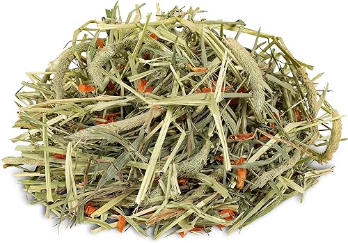 Miniatura 10 de Kaytee Heno Timothy Plus Caléndulas naturales para conejillos de indias conejos y otros animales pequeños