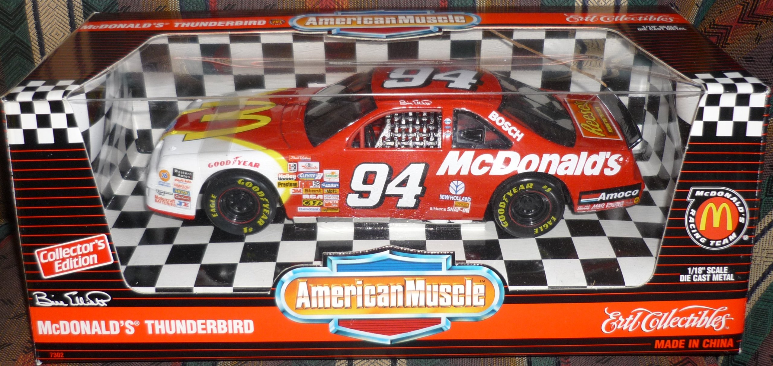 7302 Ertl American Muscle Nascar Bill Elliott #94 McDonald's