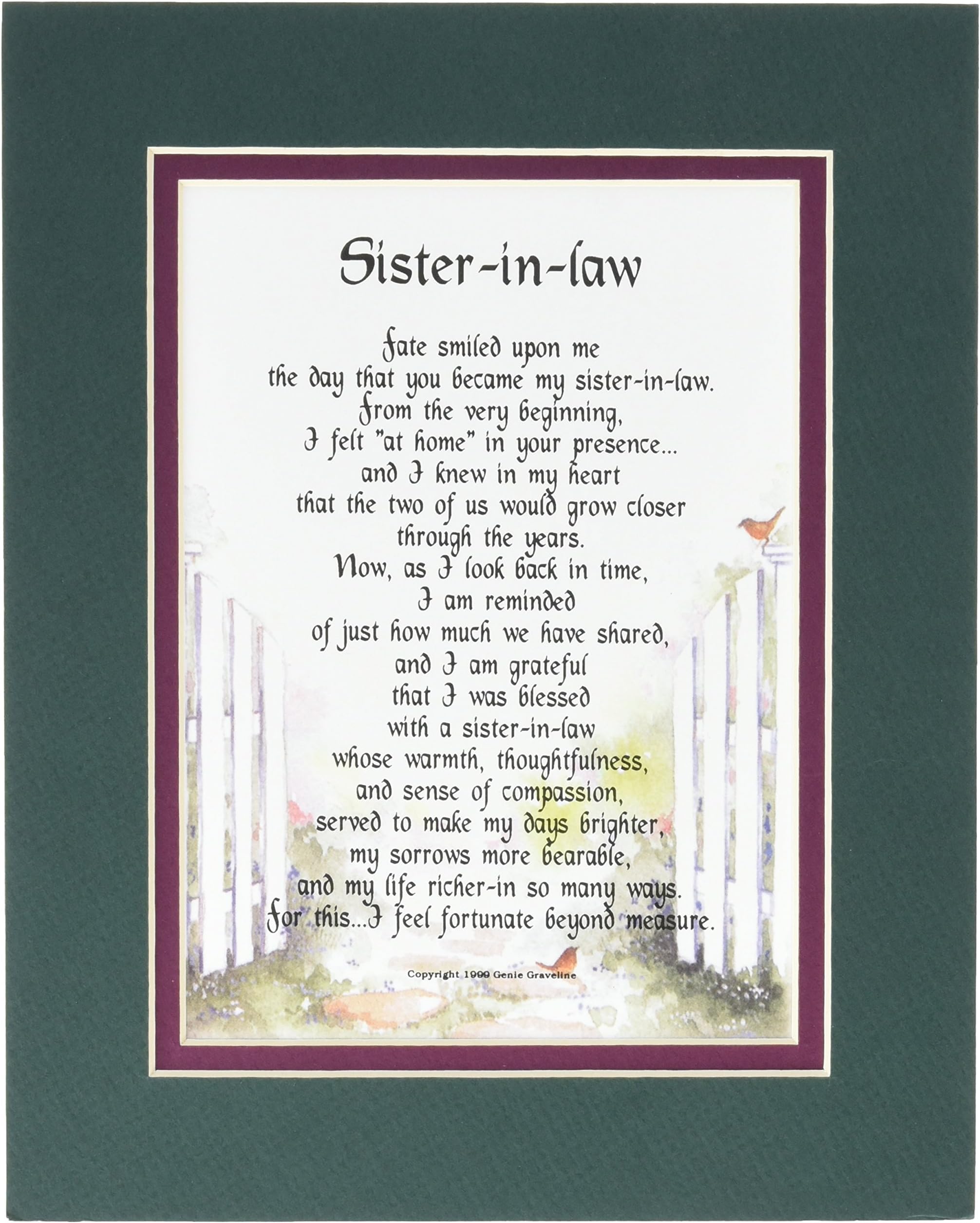 A Gift Present Poem For A Sister-in-law Birthday #91