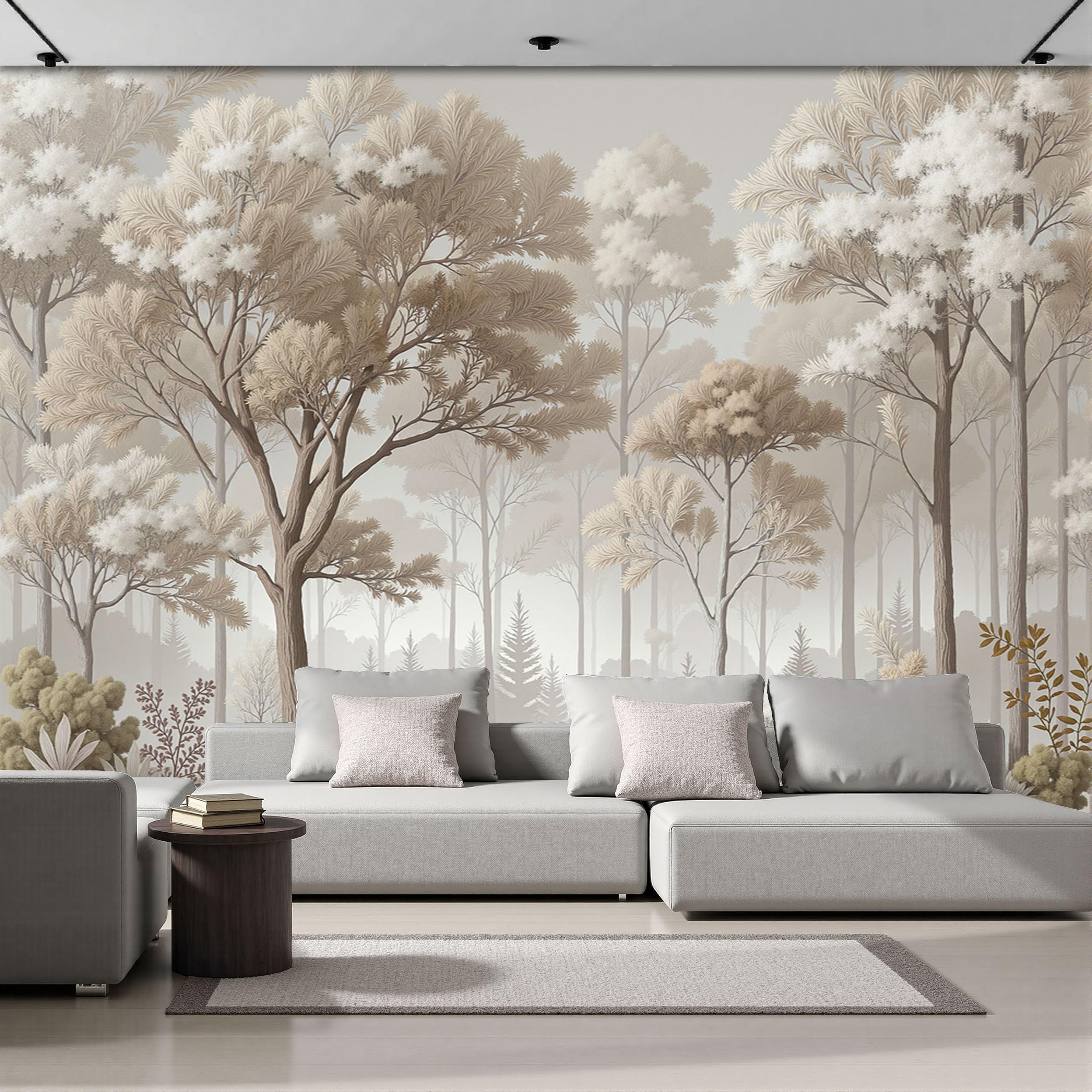 Poster mural grand format en soie de haute qualité pour décorer un fond TV