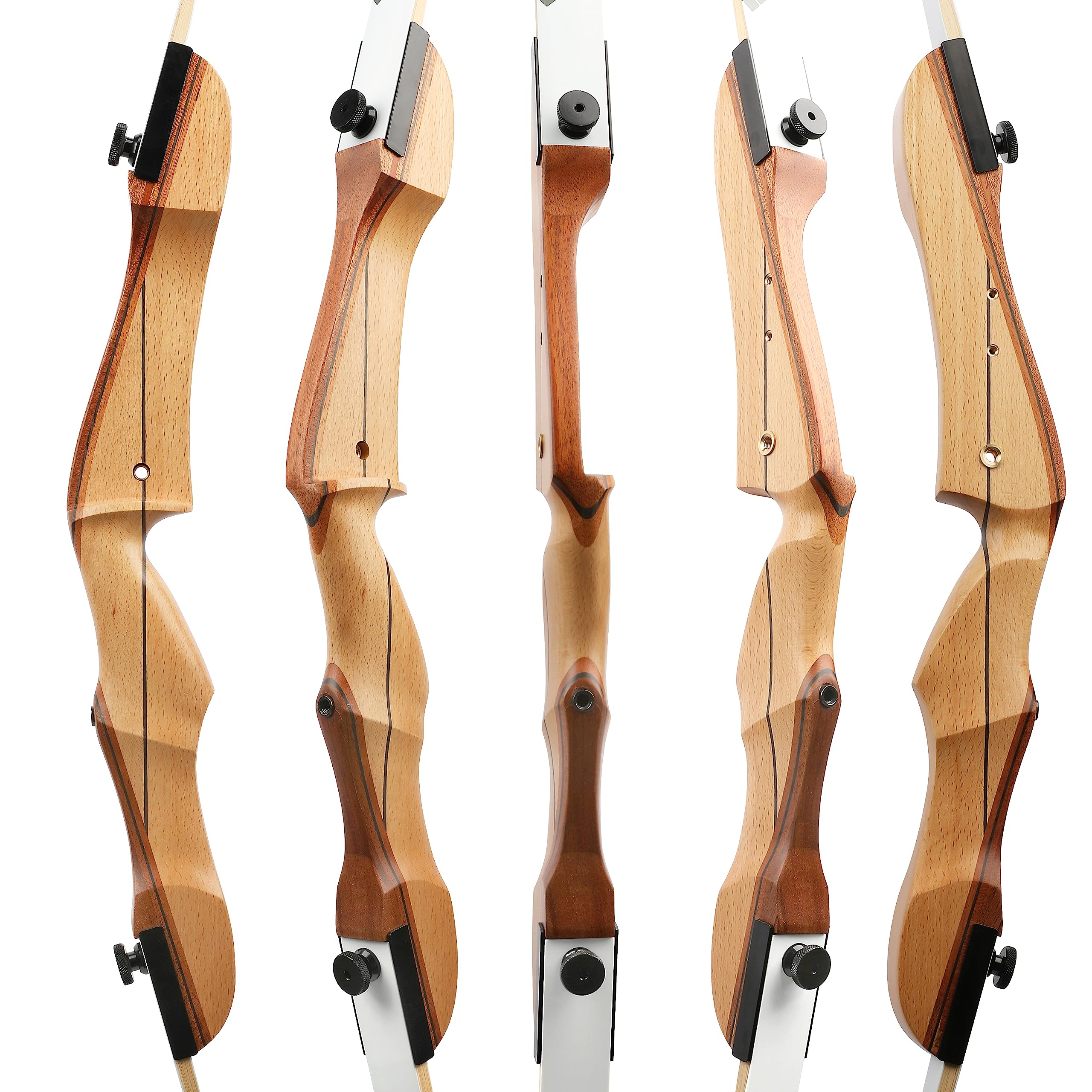 66" 68" 70" Bogenschießen Recurve Pfeil & Bogen Set für Erwachsene und Anfänger 14-40lbs Abnehmbarer geteilter Bogen für das Schießen im Freien Schießstand Bogenschießen Üben