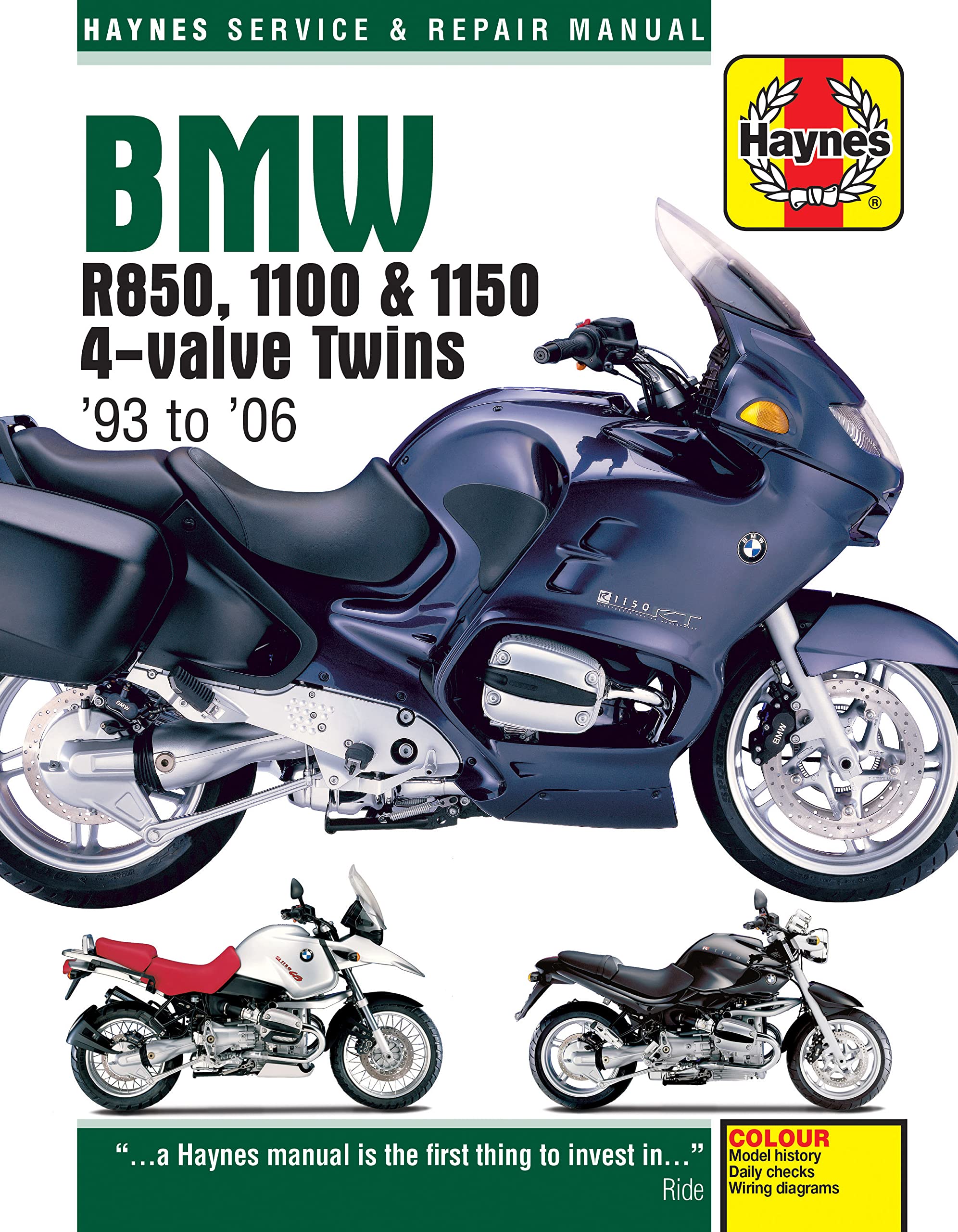 BMW R850, 1100 & 1150 4-Valve Twins '93 to '06