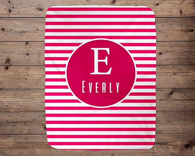Custom Name Baby Blanket, Baby Blanket, Initial Baby