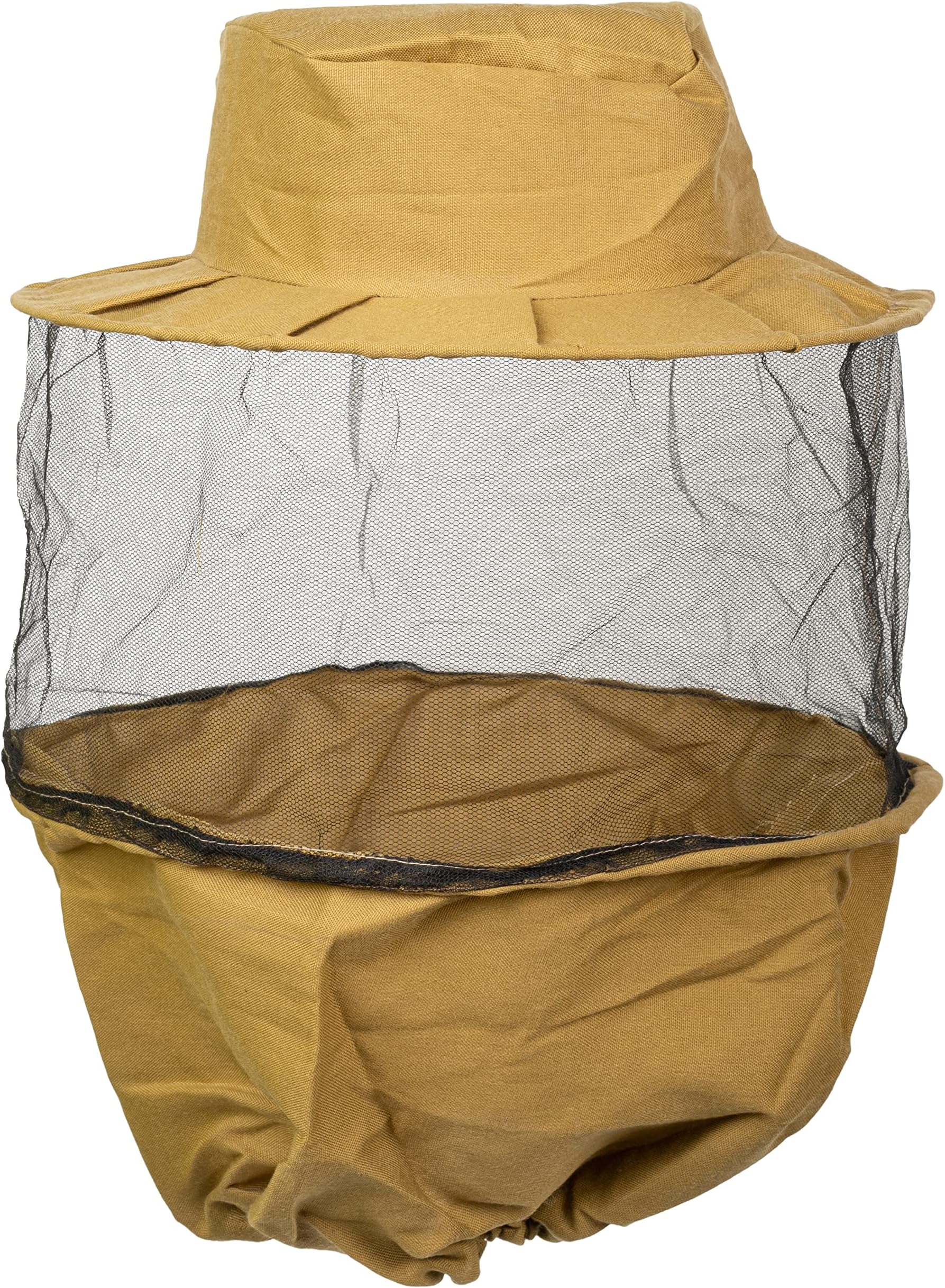 INDIGENOUS HONEY Bee Cap Honeybee Light Brown Cap Bee Veil for The Protection of Face from A Honey Bee Sting (Pack of 1)