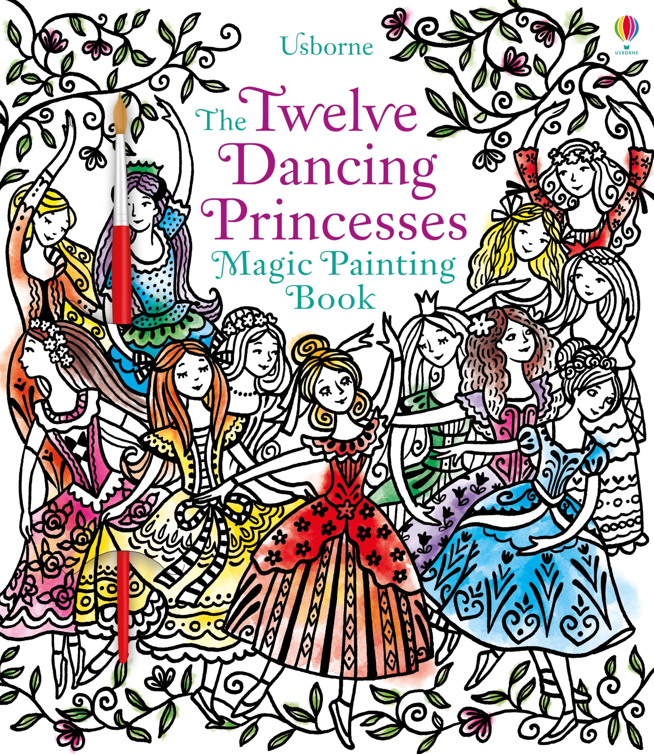 Susanna Davidson - The Twelve Dancing Princesses - Magic Painting Book - Paperback