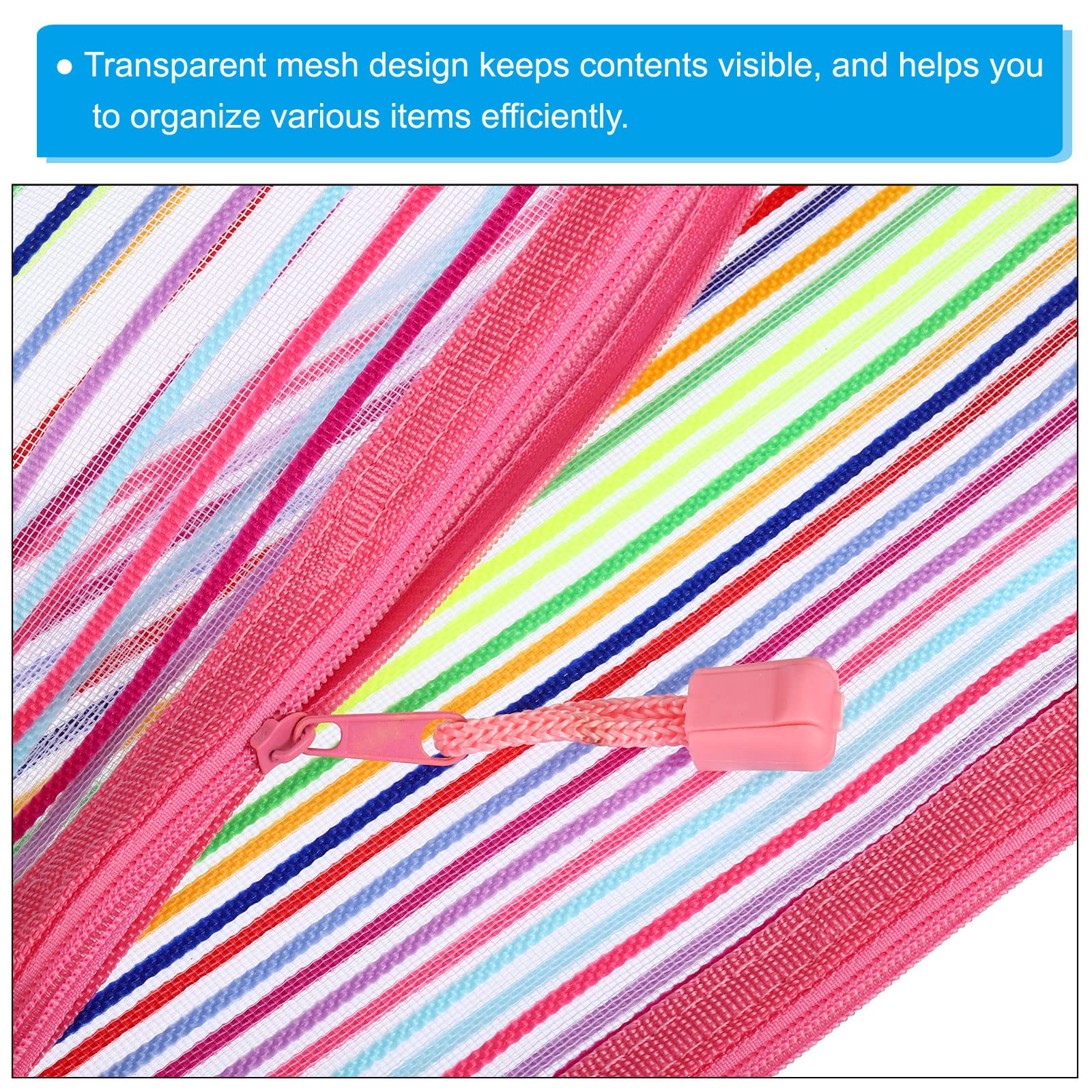 PATIKIL Mesh Zipper Pouch - Image 4