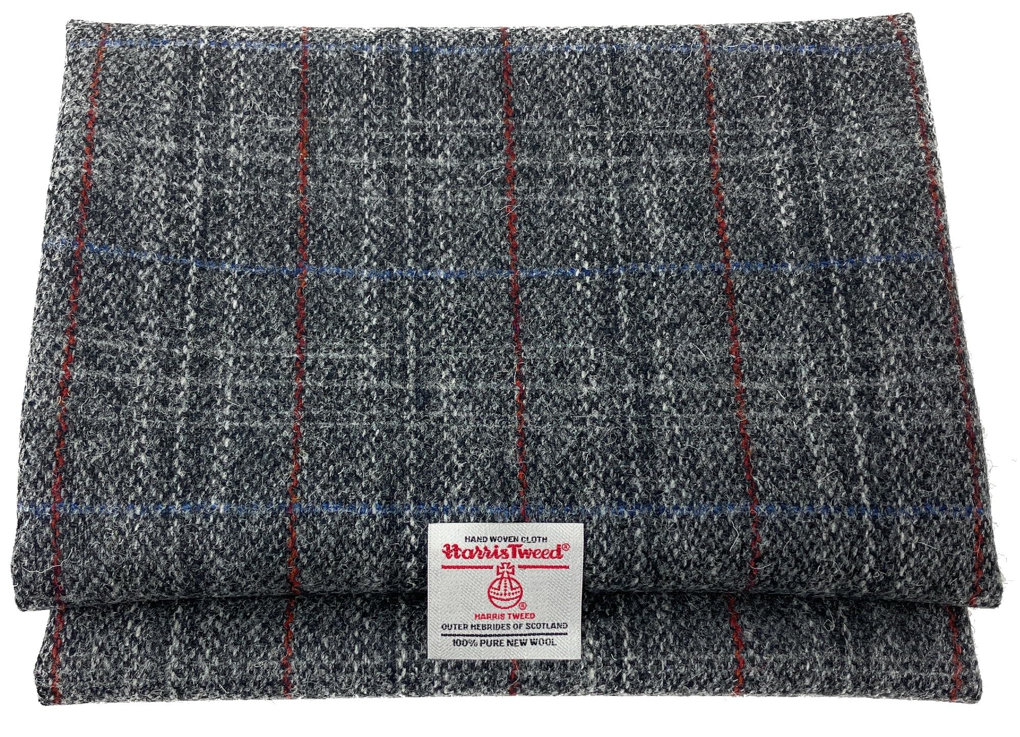 Amazon.com: Traditional Harris Tweed Grey with Red Overcheck