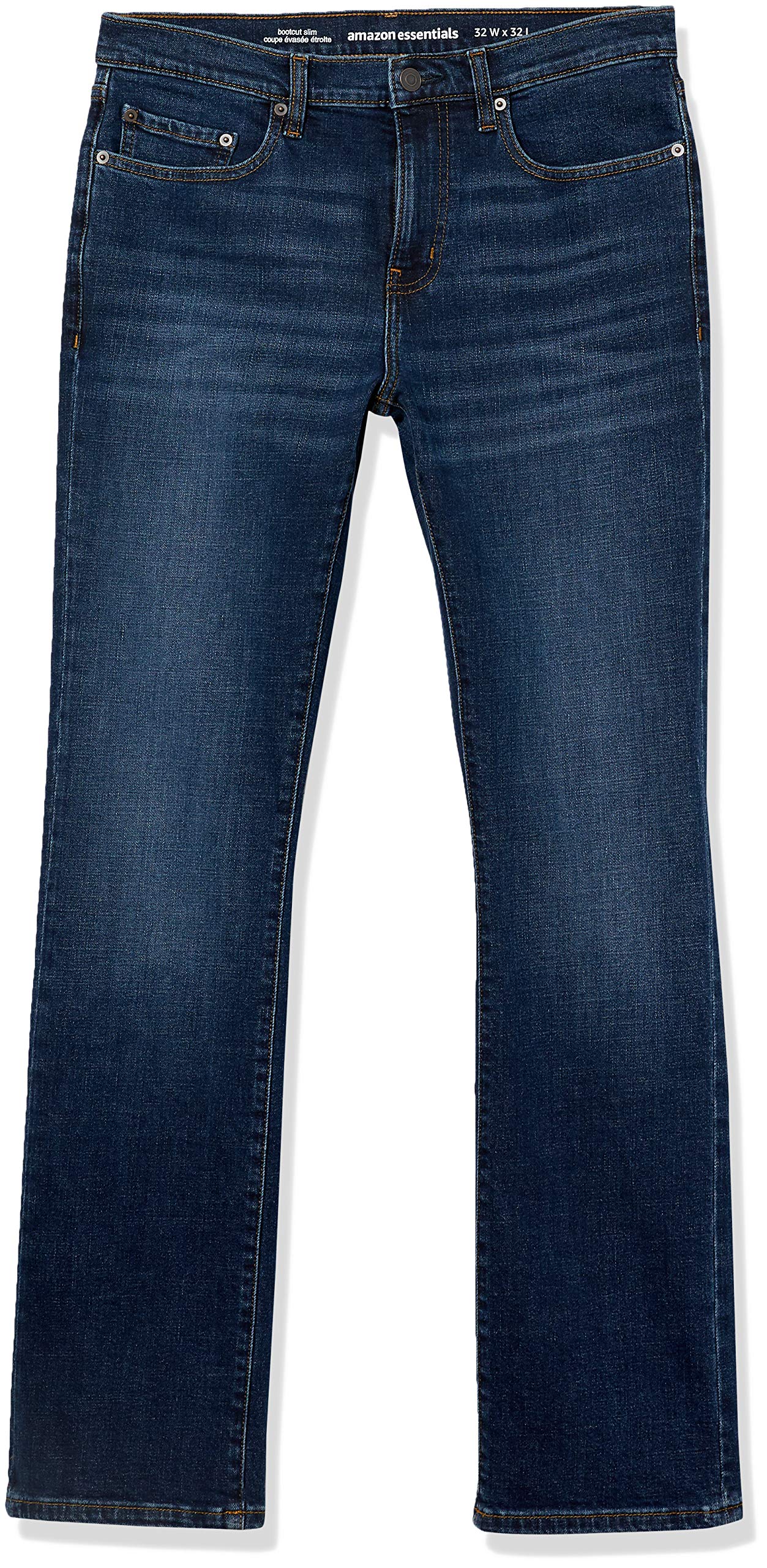 Amazon Essentials Jeans Slim Fit Elasticizzati, Bootcut - colori fuori produzione Uomo