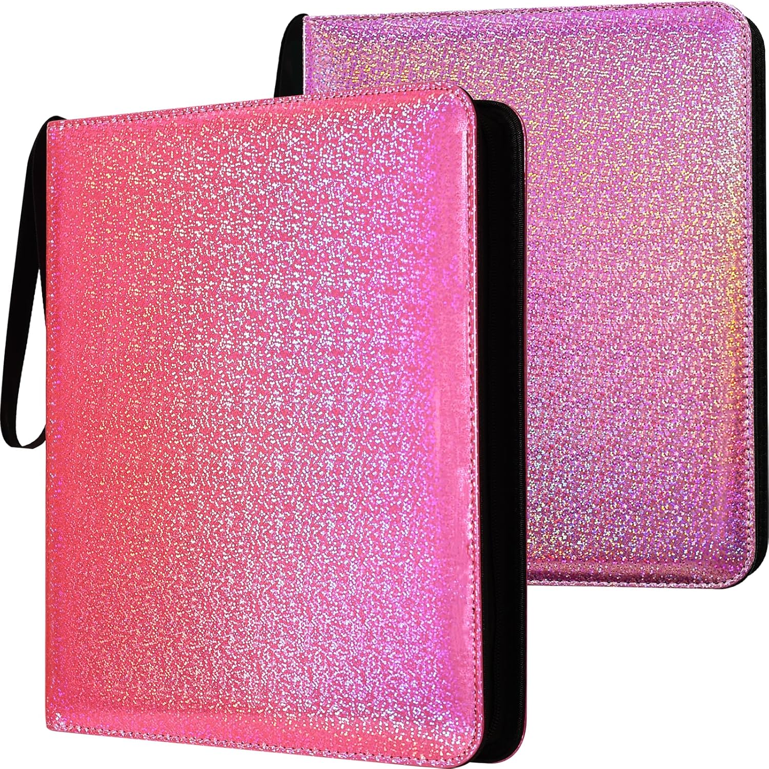 1080 Pocket Card Binder - 9 Pocket Trading Card Binder Double Sided Premium Zip