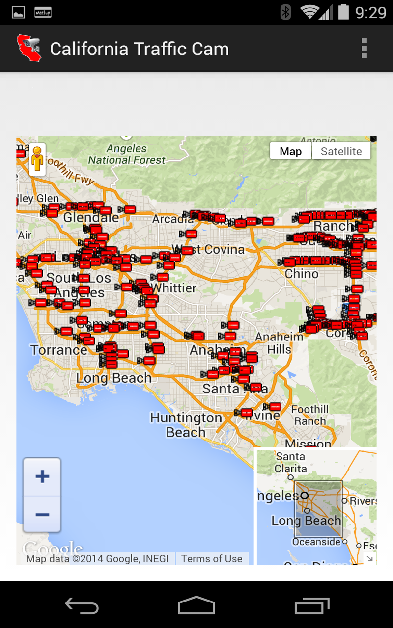 California Traffic Cameras App on Amazon Appstore