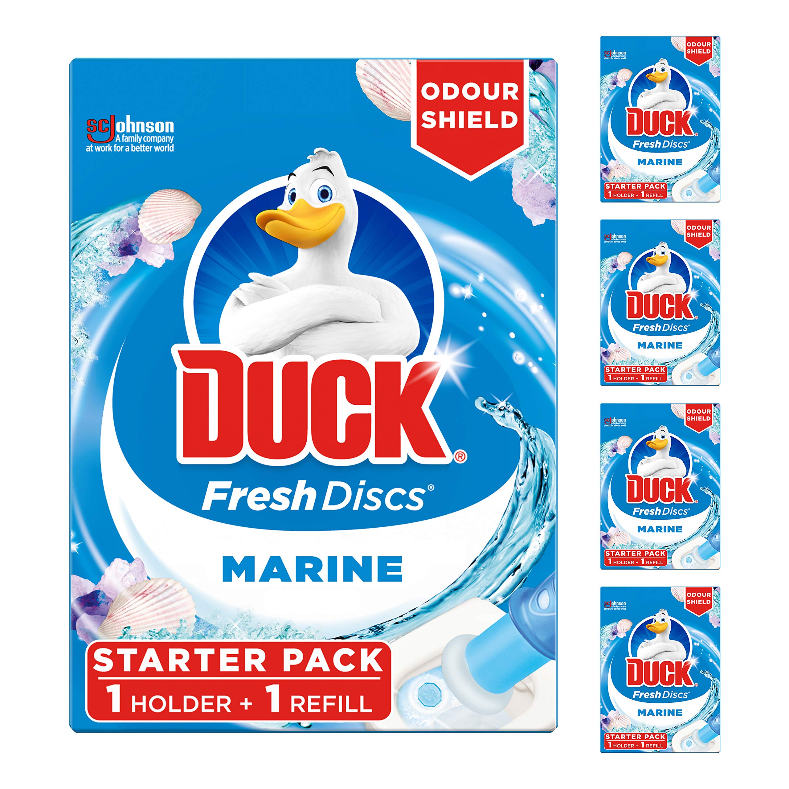 Buy Duck Fresh Disc Toilet Cleaner Starter Pack, Toilet Sanitiser