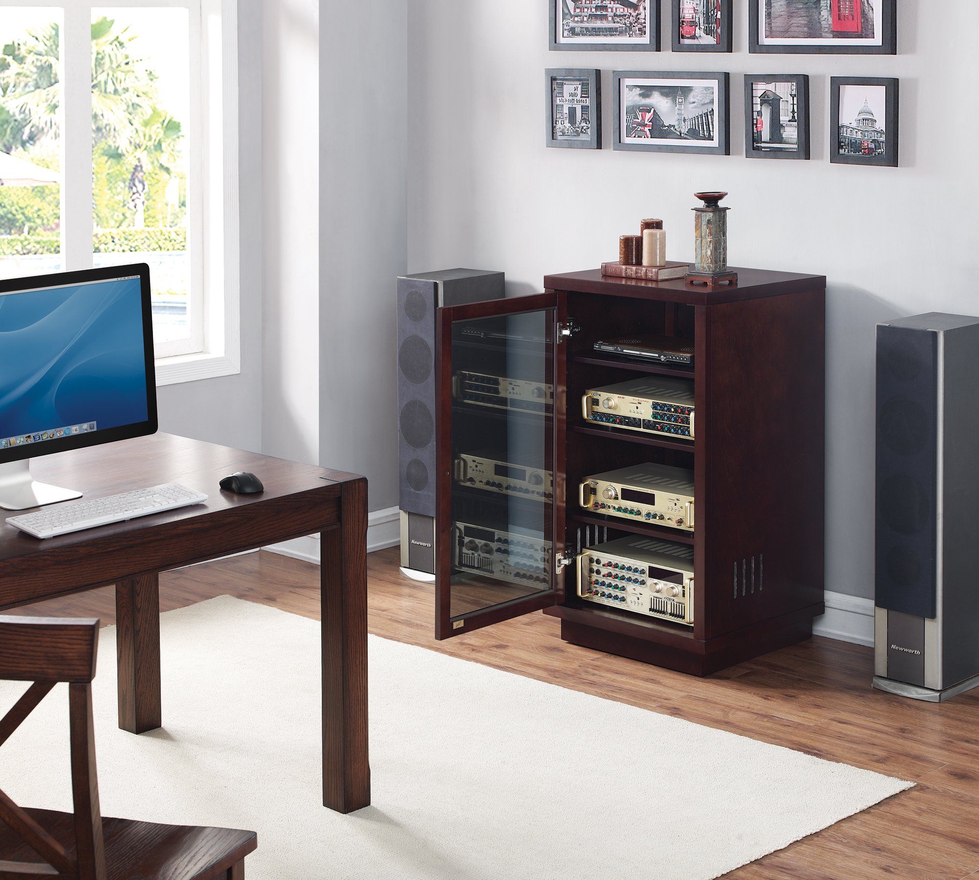 Bello Stereo Rack Bello Audio Cabinet Bell'O