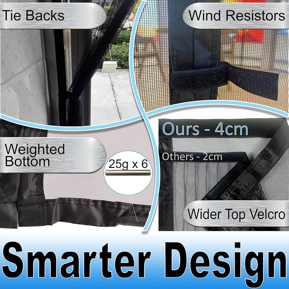 Amazon.co.jp: PET 磁気スクリーンドア 39インチ x 83インチ