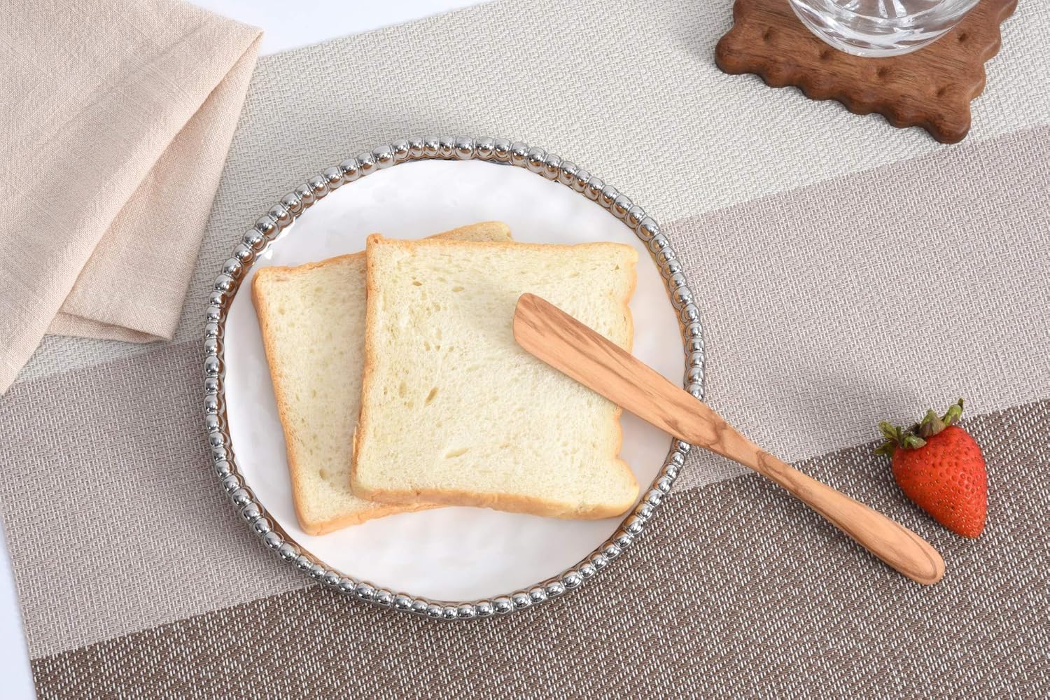 Pampa Bay Porcelain Round Dessert/Appetizer Plate, White