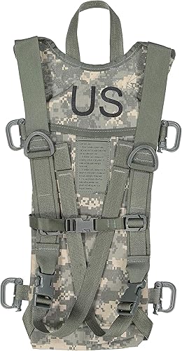 Miniatura 5 de Paquete de hidratación táctica Molle, capacidad para vejiga de 3 litros (se vende por separado), ideal para senderismo, ciclismo, campamento,