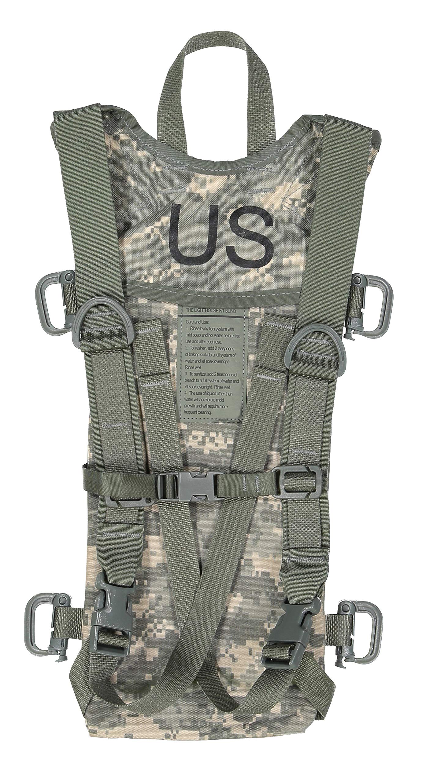Hydration Pack, GI, 3 Liter, ACU, New, w/o Bladder