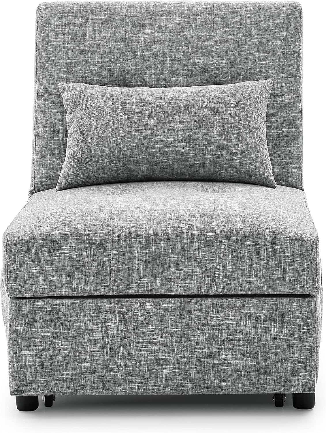 AMNOOL Modern Minimalist Folding Ottoman Sofa Bed, 4 in 1