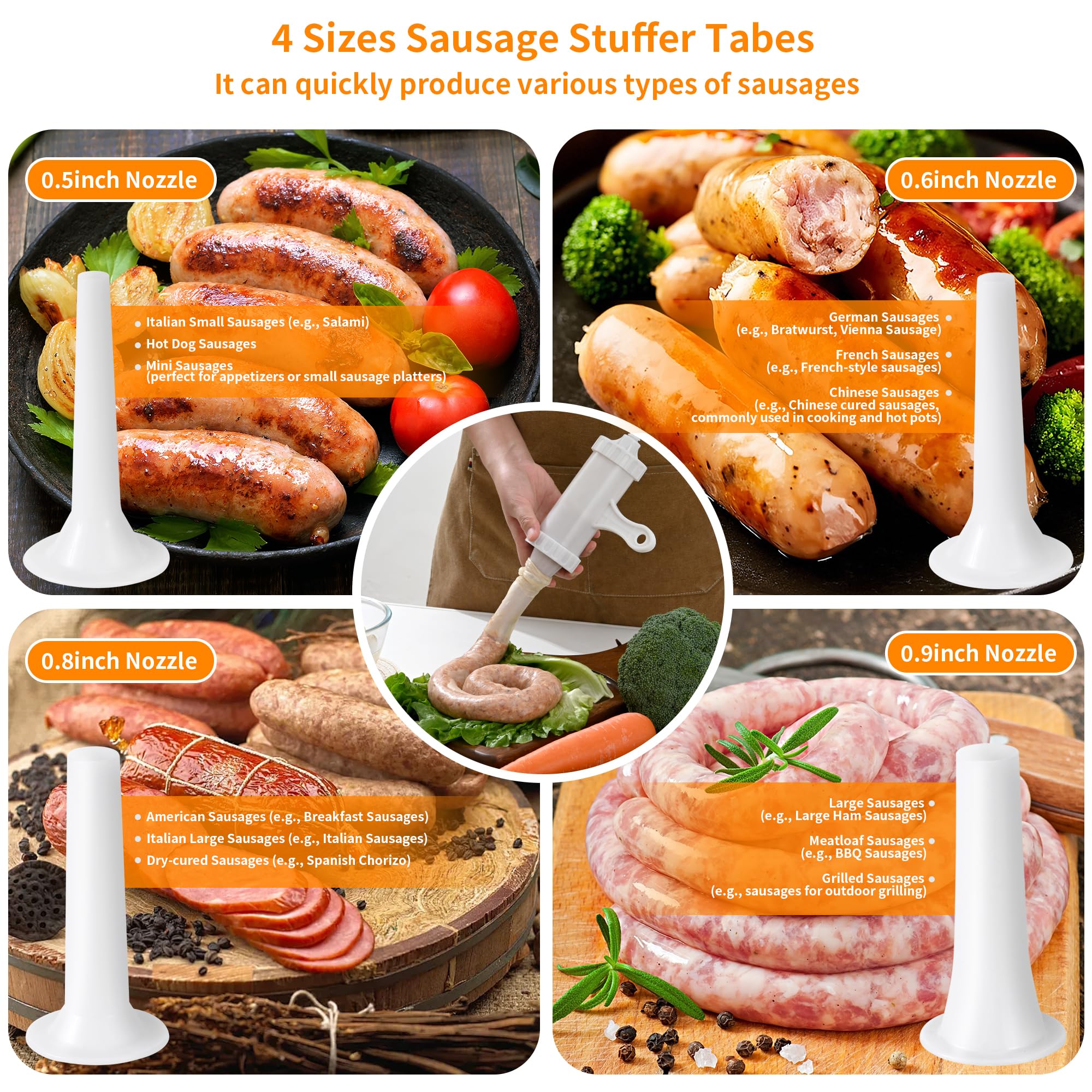 Make Your Own Sausage at Home - Manual Stuffer -5