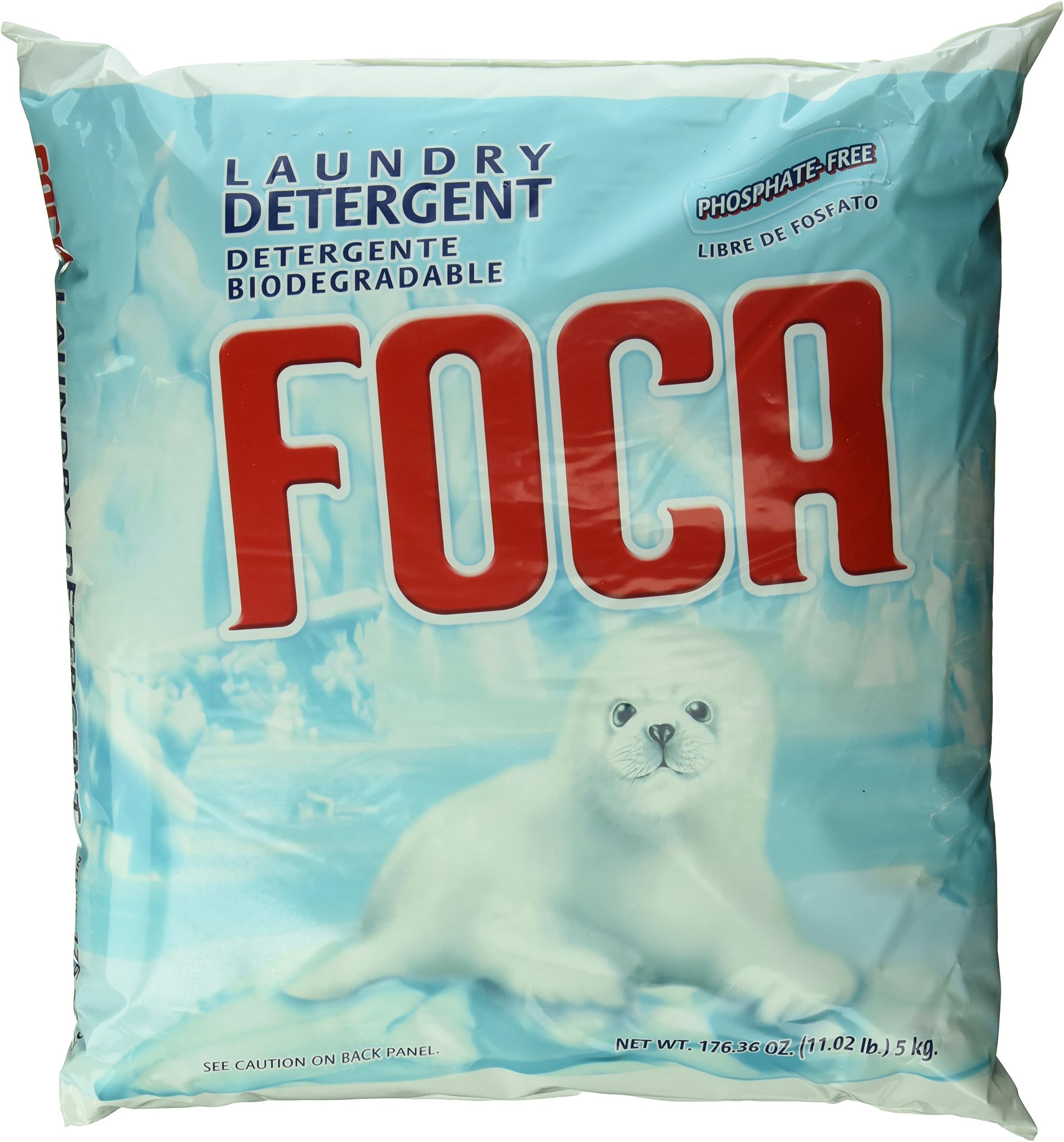 Amazon.com : Foca, Biodegradable Powder Laundry Detergent, Phosphate ...