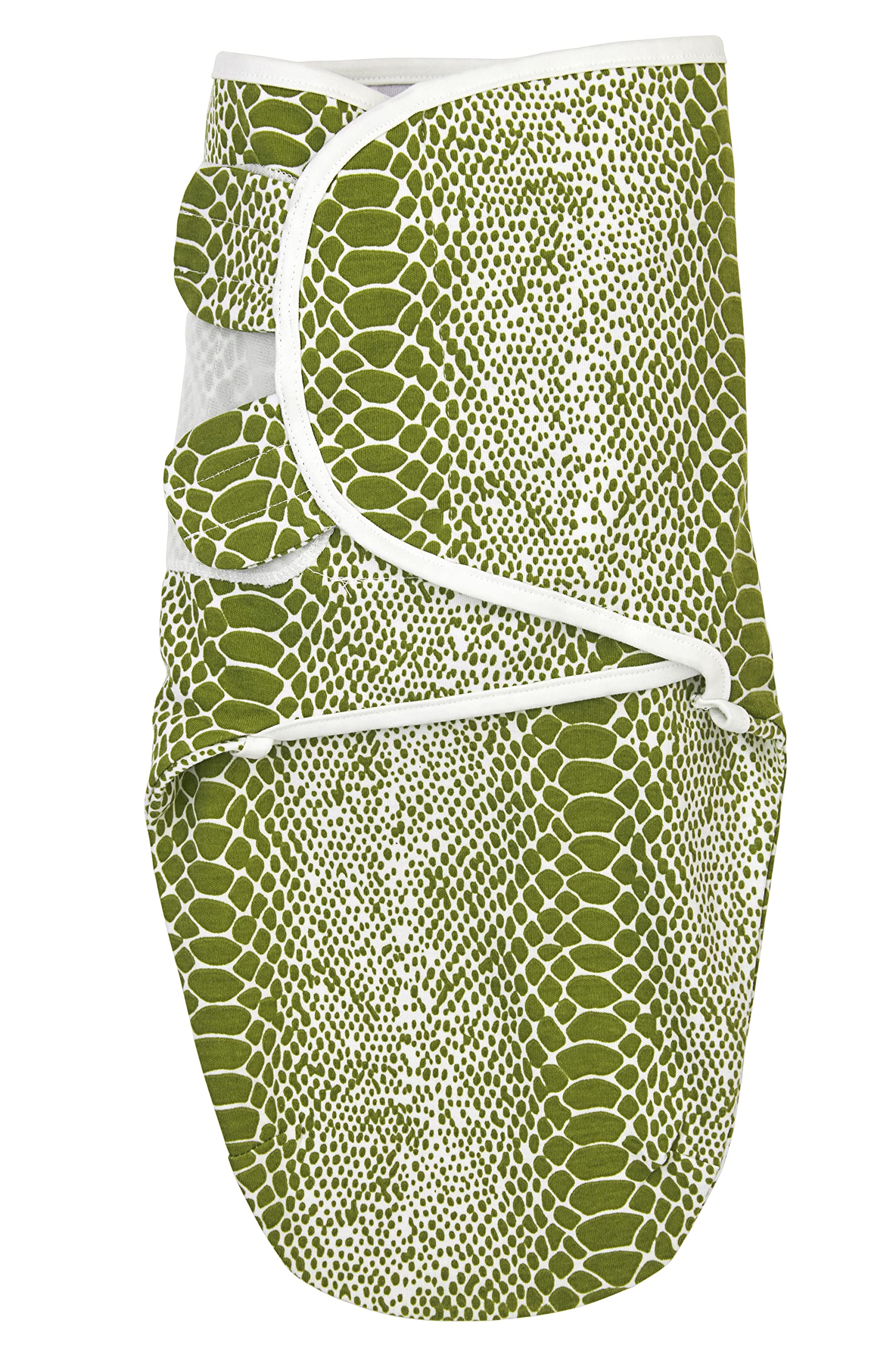 MEYCO Pucktuch 0-3M. Swaddle 1,0TOG Neugeborene Snake Avocado