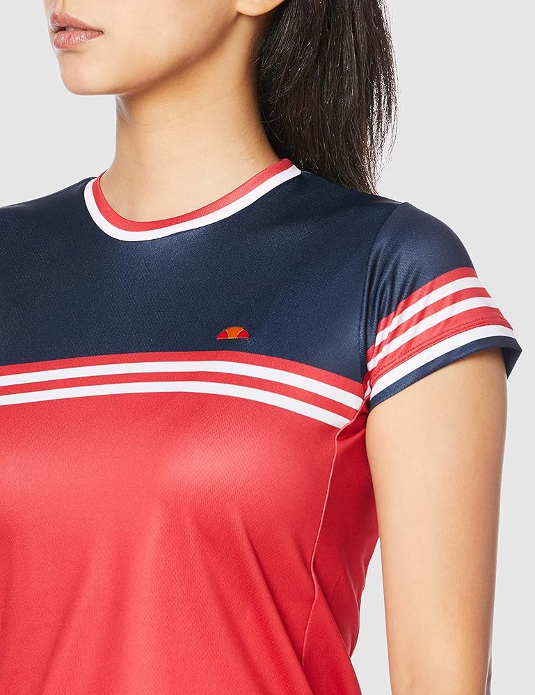 Amazon.co.jp: (エレッセ)ellesse テニスウェア TEAMクルー半袖シャツ