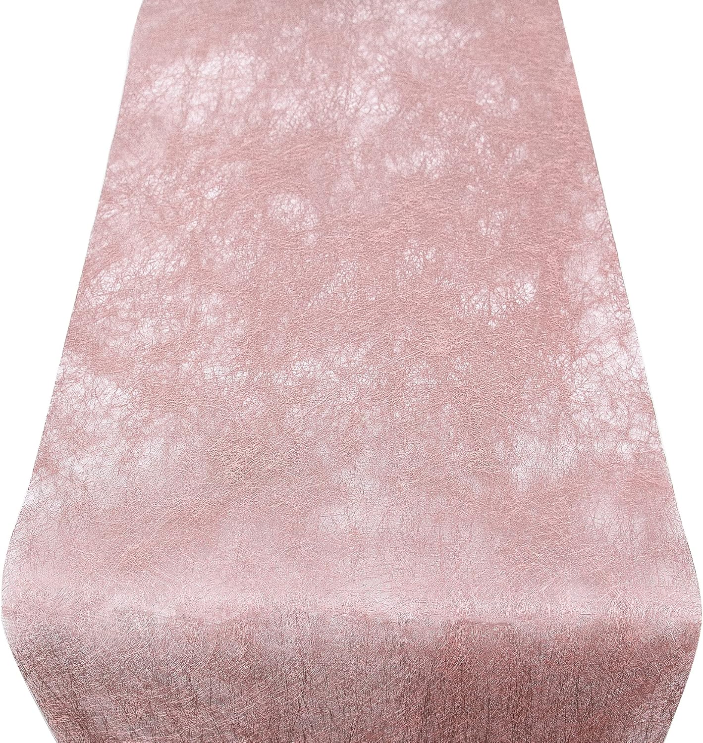 Time to Sparkle Non Woven Tablecloth 30CM X 16M Glitter Metal Tablecloth Roll Reusable Party Table Centerpiece for Wedding Birthday Baby Shower Rose Gold