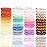 Spiral Hair Ties - 40Pcs Transparent Colorful Phone Cord Ponytail Holder Spiral Elastic Coils for Women, Girls, Teens - Sretchy, No Crease, Waterproof, Works on All Hair Types