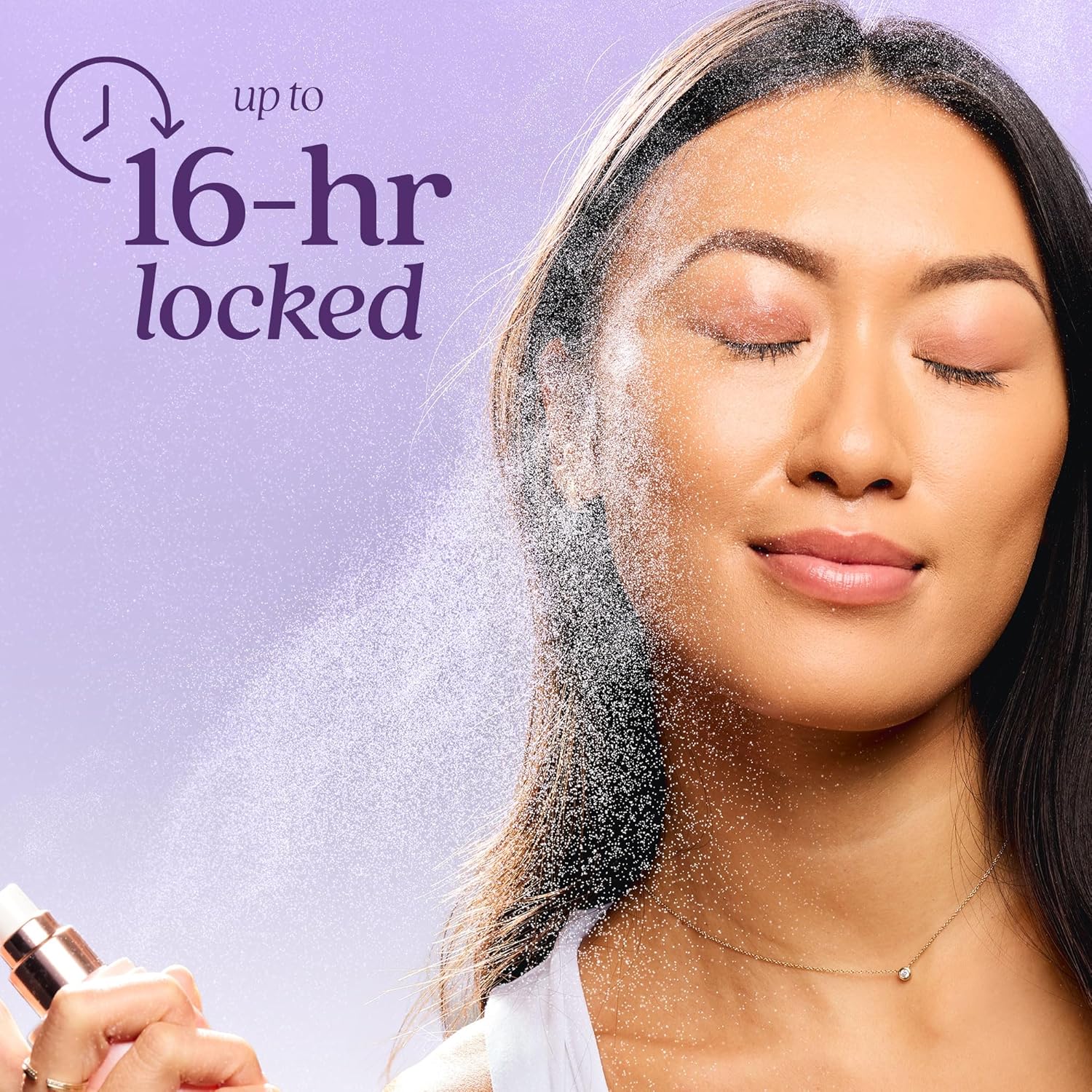tarte Life Lock Hydrating Setting Spray – 10-in-1 Weightless Mist with Hyaluronic Acid to Hydrate & Lock Long-Lasting Makeup, Waterproof, Sweatproof & Transfer-Resistant, Vegan & Cruelty Free - Image 3
