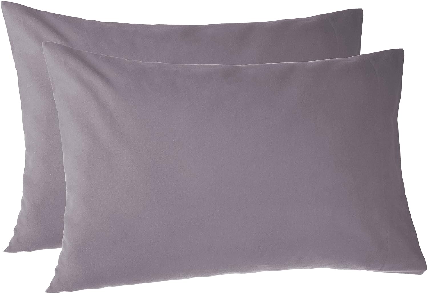 Buy AmazonBasics Pinzon 170 Gram Flannel Pillowcases King, Graphite
