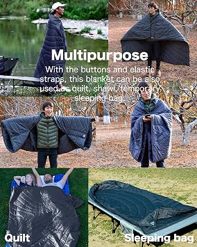 iClimb 3M Thinsulate Insulation Warm Camping Blanket Ultralight Compact