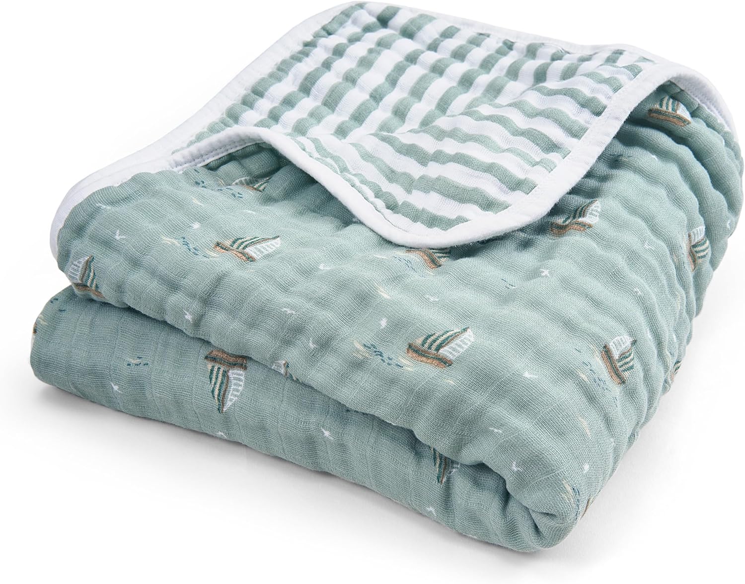 aden + anais Boutique オーガニックドリームブランケット、コットン100%ドリームブランケット、モスリンベビーブ